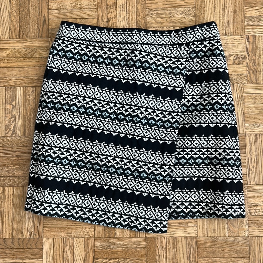 Loft Outlet Faux Wrap Miniskirt